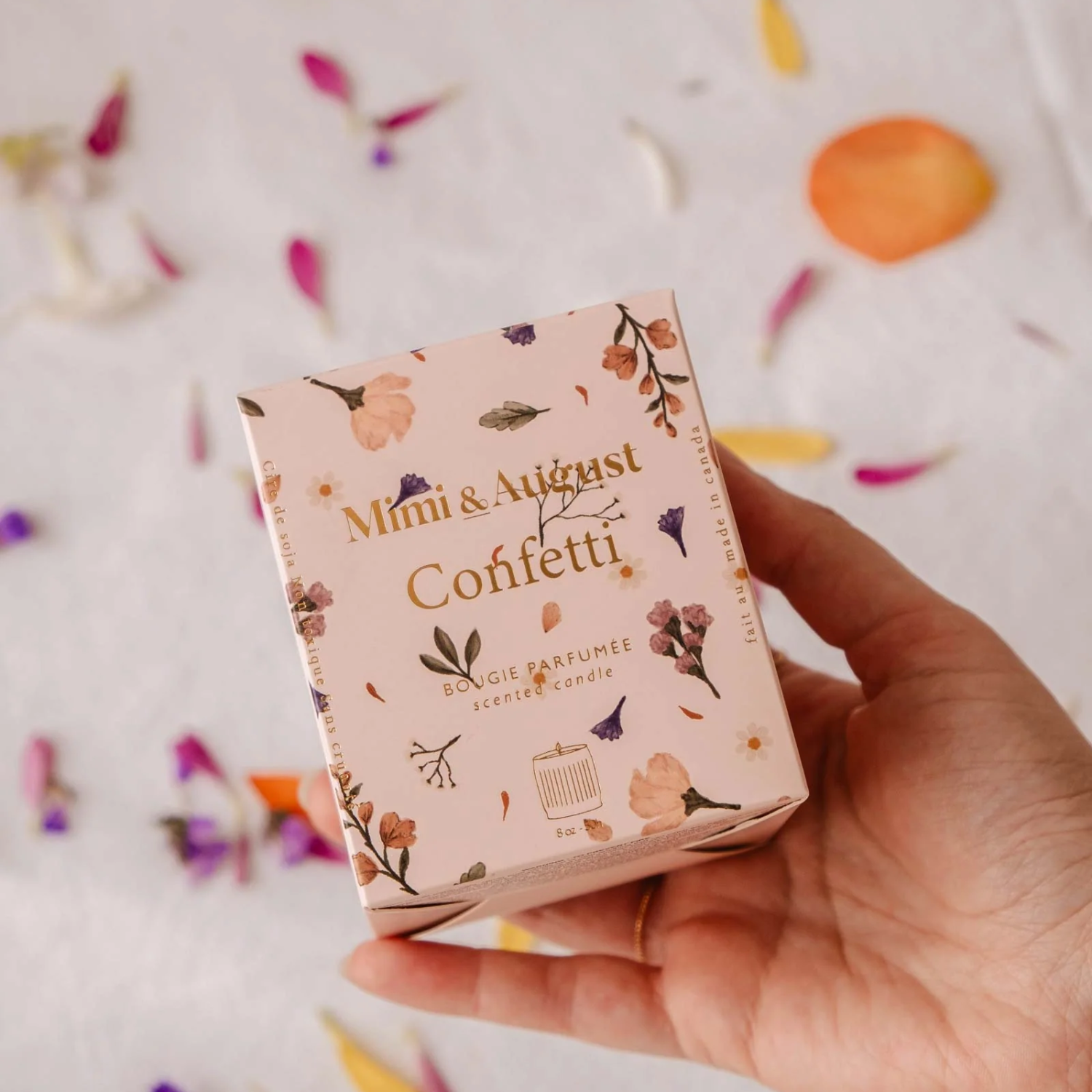 Bougie réutilisable - Confetti