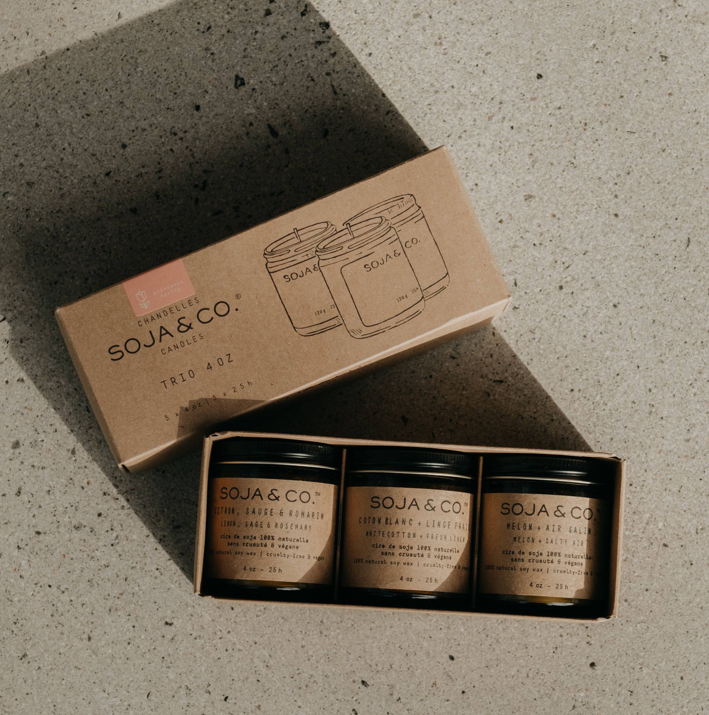 Coffret Printemps | Trio Bougies 4oz