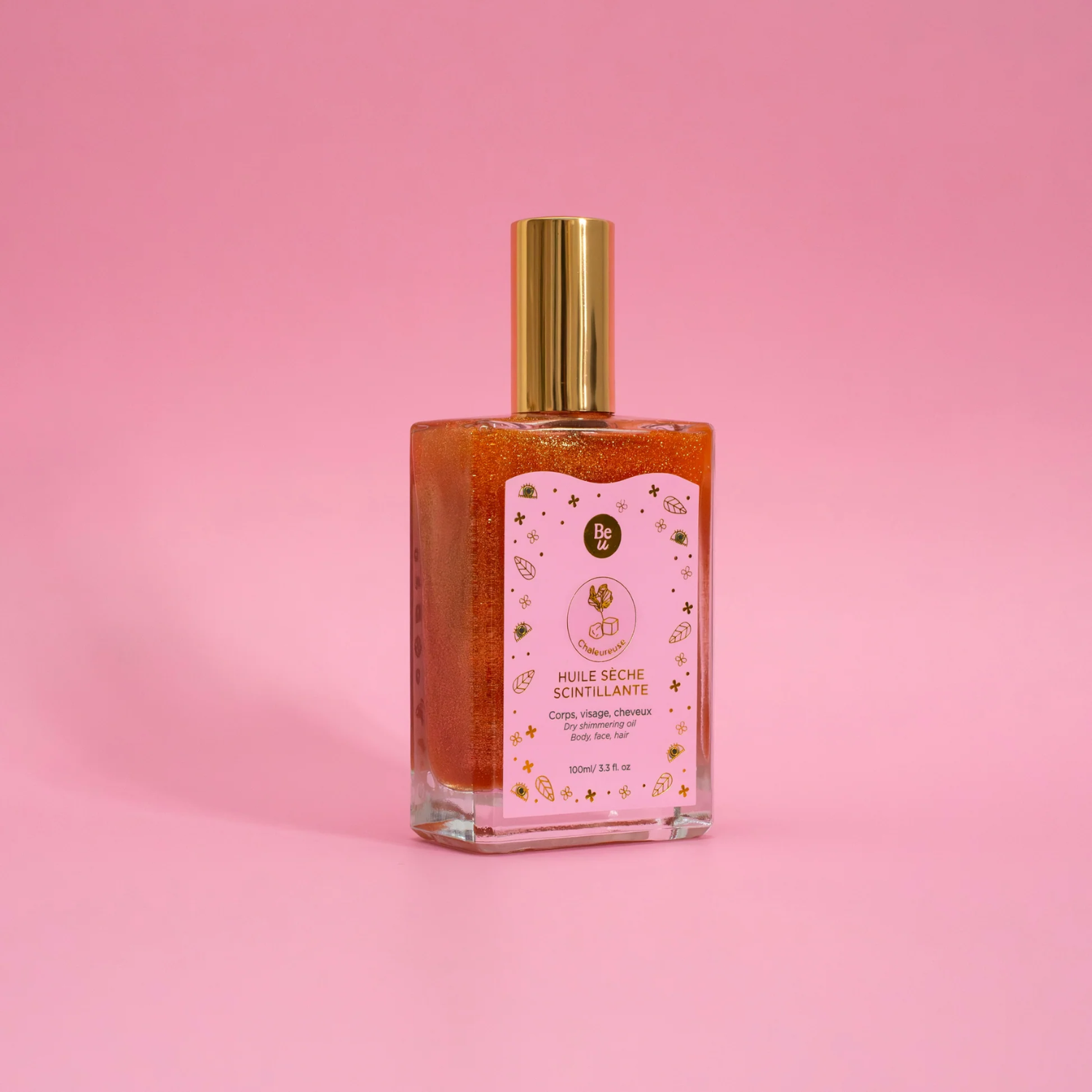 Huile sèche scintillante Corps, Visage, Cheveux
