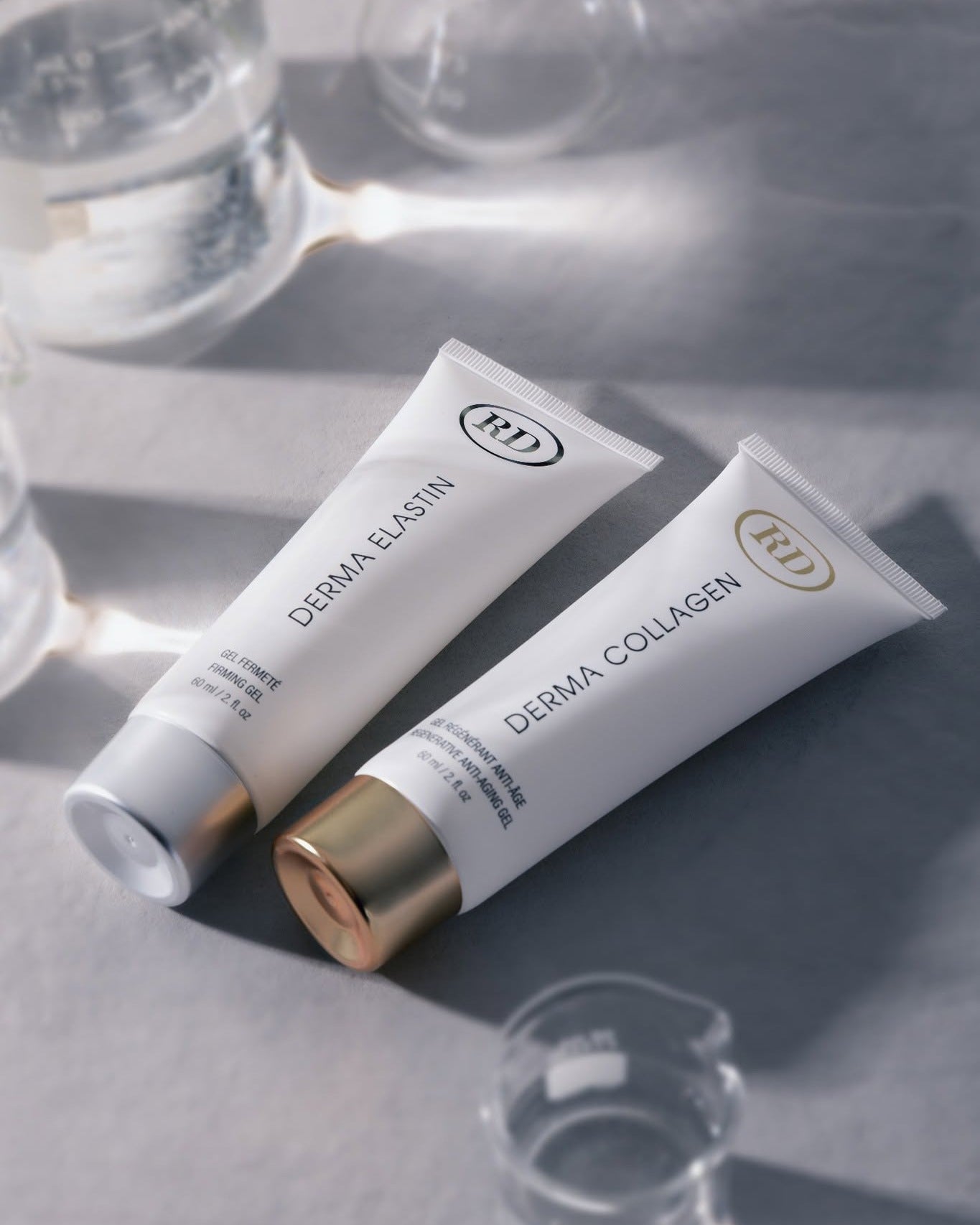 Duo Gel Régénérant Anti-Âge Derma Collagenᴹᴰ et Gel Fermeté Derma Elastinᴹᴰ