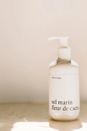 SAVON À MAINS - Sel marin fleur de cactus